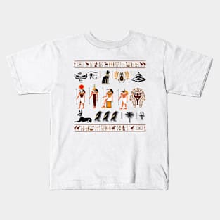 Sphinx and Pyramid Kids T-Shirt